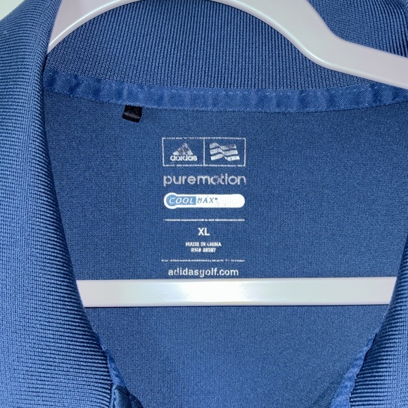 Adidas golf polo shirt puremotion cool max XL - Picture 2 of 9